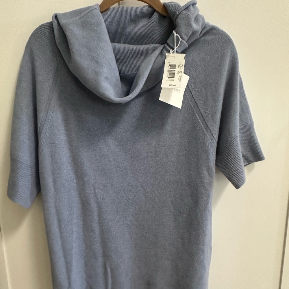 Rivamonti Women's Blue Turtleneck Sweater Size XL / XXL Cashmere